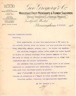 ANGLETERRE BIRMINGHAM COURRIER 1924 Fruit Merchants & Flower Salesmen GREGORY   A27 - Royaume-Uni