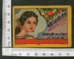 India Vintage Trade Label Morsali Essential Oil Label Women # LBL74 - Etichette
