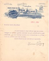 ANGLETERRE NOTTINGHAM COURRIER 1910 Fruit  & Vegetable Salesmen TOM KING   A27 - Verenigd-Koninkrijk