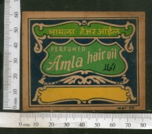 India Vintage Trade Label Amla Essential Hair Oil Label # LBL86 - Etiketten