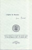 * L'EGLISE DU BOUCAU * A Propos De La Restauration De L'Eglise En 1898 Par Jean GRACIET - Pays Basque