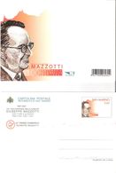 San Mariono 2007 100th Anniversary Giuseppa Mazzotti, Card With Imprinted Stamp - Cartas & Documentos