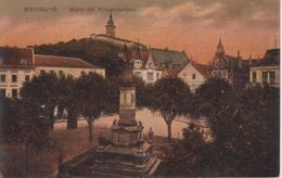 CPA Siegburg - Markt Mit Kriegerdenkmal - Siegburg