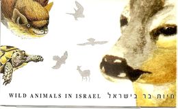 ISRAEL, 2001, Booklet 36, Wild Animals In Israel - Cuadernillos