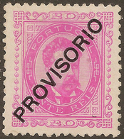 PORTUGAL 1892 20r PROVISORIO SG 290 MNG #AIQ52 - Nuevos