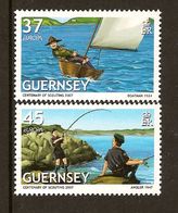 GUERNSEY - EUROPA  2007-" A CENTENARY SCOUT -EUROPA-CEPT"- SERIE 2 V. - 2007