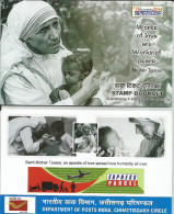 Indien Stamp Booklet, Mother Teresa, Nobel Peace Prize, Bharat Ratna Awardee, Contains 4 Stamps Of  Rs 5/-,(MNH) - Mother Teresa