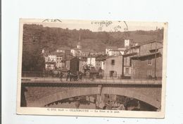 OLLIERGUES 6218 L'AUVERGNE LA DORE ET LE PONT (EGLISE CYCLISTES ET PETITE ANIMATION) - Olliergues