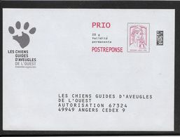 France - Chiens D'Aveugle - Entier Postal - Hunde