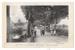 Cpa: 77 LA CHAPELLE LA REINE (ar. Melun) Entrée Du Pays, Route D'Ampanville 1918 - La Chapelle La Reine