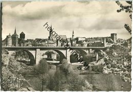 Bautzen - Friedensbrücke Mit Altstadt - Foto-Ansichtskarte Grossformat - VEB Volkskunstverlag Reichenbach 50er Jahre - Bautzen