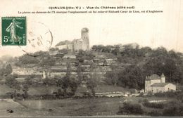 CHALUS VUE DU CHATEAU - Chalus