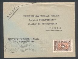 Lettre Locale  De Tunis Pour Tunis 10 09 1951 - Ets Godel Rue De Colmar - Storia Postale