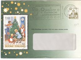 1985 Mi Nr 914 Auf Decorative Enveloppe 7073 Lorch/Wurtt 1 Mit  Sonderstempel Weihnachten  - Gebuhr Bezahlt - Enveloppes Privées - Oblitérées