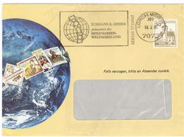 1984  Mi Nr 914 Auf Decorative Enveloppe 7073 Lorch/Wurtt 1 Mit  Sonderstempel Welt World Atlas - Gebuhr Bezahlt - Private Covers - Used