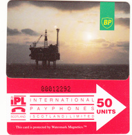 BT  Oil Rig Phonecard- British Petroleum 50unit (IPLS) - Superb Fine Used Condition - Piattaforme Petrolifere