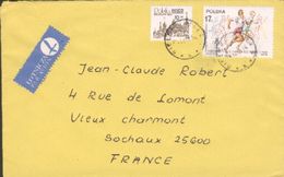 Lettre De Pologne Pour Sochaux 1981 - Vliegtuigen