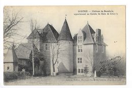 LEZOUX  (cpa 63)   Château De Beaubois Appartenant Au Comte De Gain De Linards -   - L 1 - Lezoux