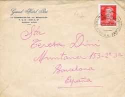27947. Carta Aerea BUENOS AIRES (Argentina) 1956. GRAND HOTEL ROI - Cartas