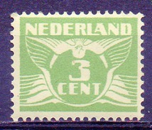 PAYS-BAS - (Royaume) - 1924-27 - N° 136 - 3 C. Vert-jaune - (Chiffre) - Neufs