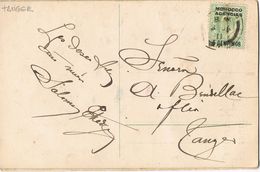 27953. Postal TANGER (Marruecos Ingles) 1911. Relieve Flor - Morocco Agencies / Tangier (...-1958)