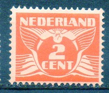 PAYS-BAS - (Royaume) - 1924-27 - N° 134 - 2 C. Rouge-orange - (Chiffre) - Neufs