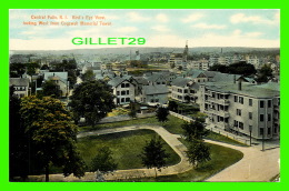 CENTRAL FALLS, RI - BIRD'S EYE VIEW LOOKING WEST FROM COGSWELL MEMORIAL TOWER - THE HUGH LEIGHTON CO - - Autres & Non Classés