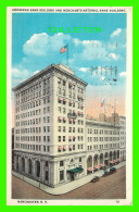 MANCHESTER, NH - AMOSKEAG BANK BUILDING & MERCHANTS NATIONAL BANK BUILDING - TRAVEL IN 1932 -  ELUTO BROS INC - - Manchester