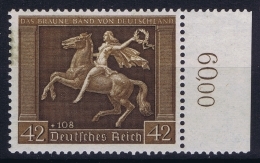 Reich: Mi Nr  671 Y  MNH/**/postfrisch/neuf Sans Charniere Little Bit Coloration Back Top Right - Ungebraucht