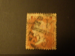 GRANDE BRETAGNE VR  Stamp 1858-64  Numero 26 Obliteration Lettres - Sonstige & Ohne Zuordnung