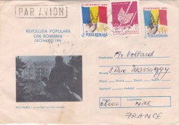 ROUMANIE  : Entier Postal  " Révolution Populaire De Décembre 1989 " Avec Complément - Marcofilie