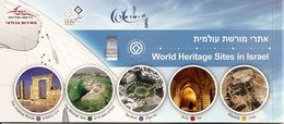 ISRAEL, 2008, Booklet 49, World Heritage Sites In Israel - Booklets