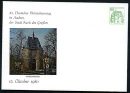 Bund PU113 D2/002 Privat-Umschlag MARSCHIERTOR AACHEN 1980 - Enveloppes Privées - Neuves