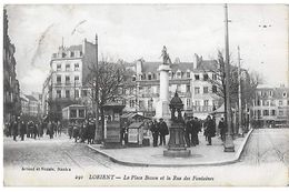 56 - LORIENT - La Place Bisson Et La Rue Des Fontaines      N - Lorient