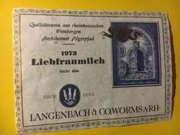 8068 - Liebfraumilch 1973 Allemagne - Art
