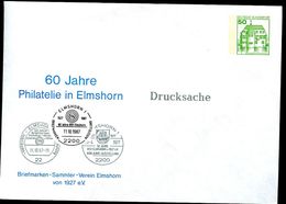 Bund PU113 D2/011 Privat-Umschlag STEMPEL ELMSHORN 1987 - Private Covers - Mint