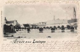 Gruss Aus Lauingen 1898 - Lauingen