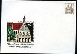 Bund PU114 B2/001 Privat-Umschlag RATHAUS AMBERG 1979 - Enveloppes Privées - Neuves