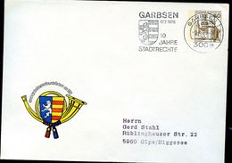 Bund PU114 B2/006a Privat-Umschlag WAPPEN GARBSEN Sost. 1978  NGK 4,00 € - Privé Briefomslagen - Gebruikt