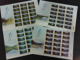 Taiwan 2018 Alpine Lake Stamps  Sheets (III) Mount Rock Geology Natural - Blocks & Sheetlets