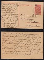 Liechtenstein 1926 Ganzsache P 4 Stationery RUGGELL To Bavaria - Storia Postale