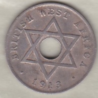 British West Africa  1 Penny 1913 George V . KM# 9 - Otros – Africa