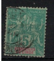 INDE     N°  YVERT    4 ( 3 )     OBLITERE       ( O   2/63 ) - Used Stamps