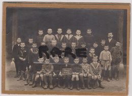 PHOTO ANCIENNE DE CLASSE,ECOLE,38,ISERE,RENAGE,1919 - Renage