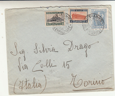 Grecia To Italy, Cover 1934 - Lettres & Documents