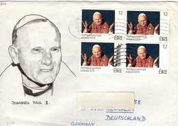 IRL+ Irland 1979 Mi 404 Papst Johannes Paul II. (UNIKAT / ÙNICO / PIÉCE UNIQUE) - Briefe U. Dokumente