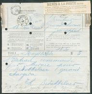 Télégramme En Réponse Payée Obl. Télégraphique De JEMAPPES ** à L'arr. 7/07/1902 + Rare Etiquette REMIS A LA POSTE (sans - Telegraafzegels [TG]