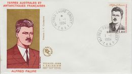 TAAF FDC 1984 Alfred Faure 104 - FDC