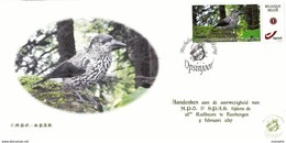 Souvenirkaart M.P.O. - S.P.A.B. "Notenkraker" Met MyStamp Waarde België 1 - 1985-.. Uccelli (Buzin)