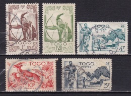 Togo N° 240,241*,245,247,250 - Usati